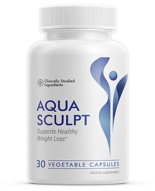 AquaSculpt bottle containing 30 vegetable capsules